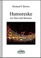 Humoreske for Horn and Bassoon P.O.D. cover